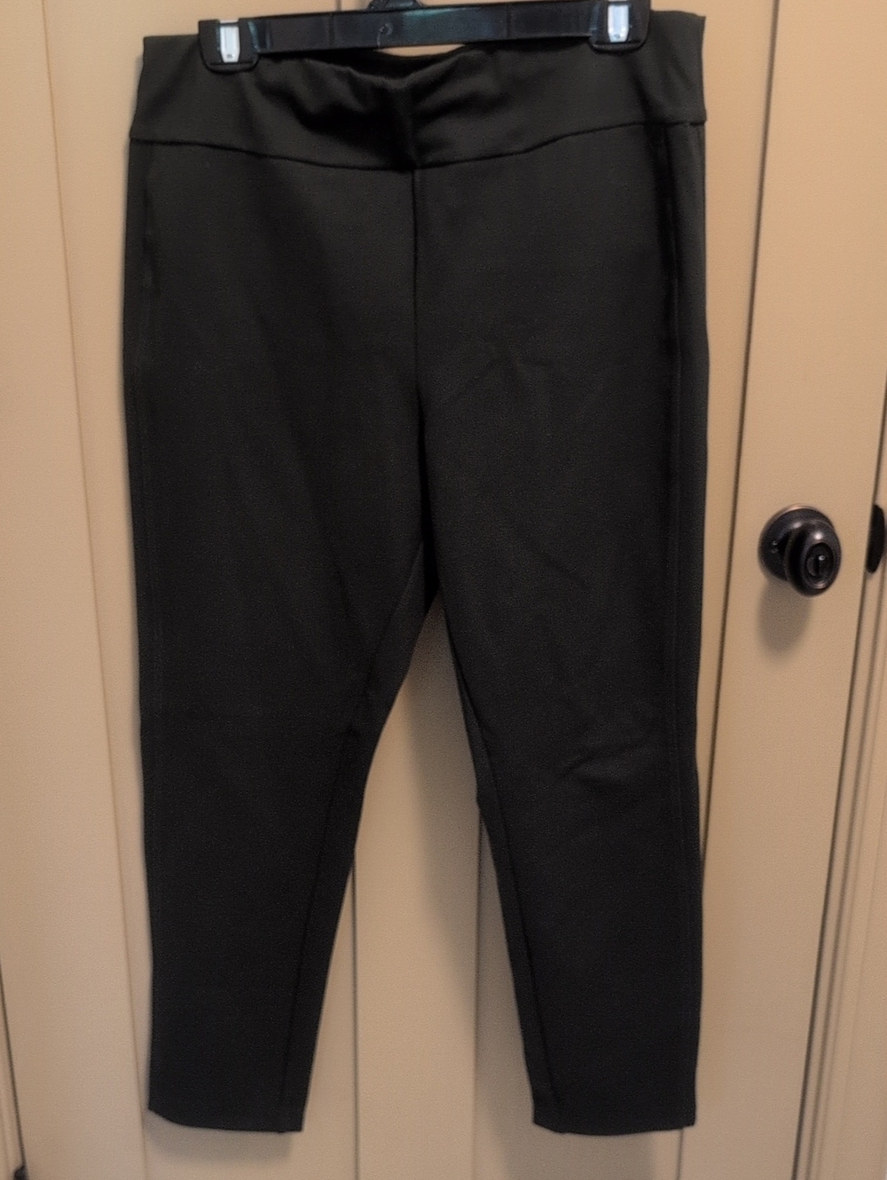 Express Dark Forrest Green Ponte Ankle Pants